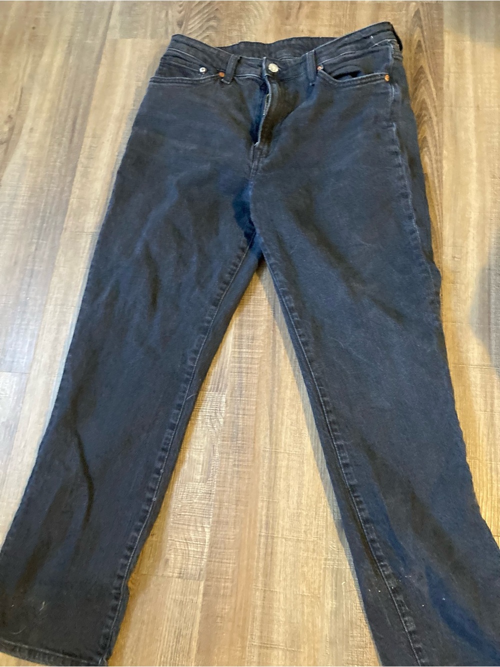 Classic Women's Straight Leg Black Jeans